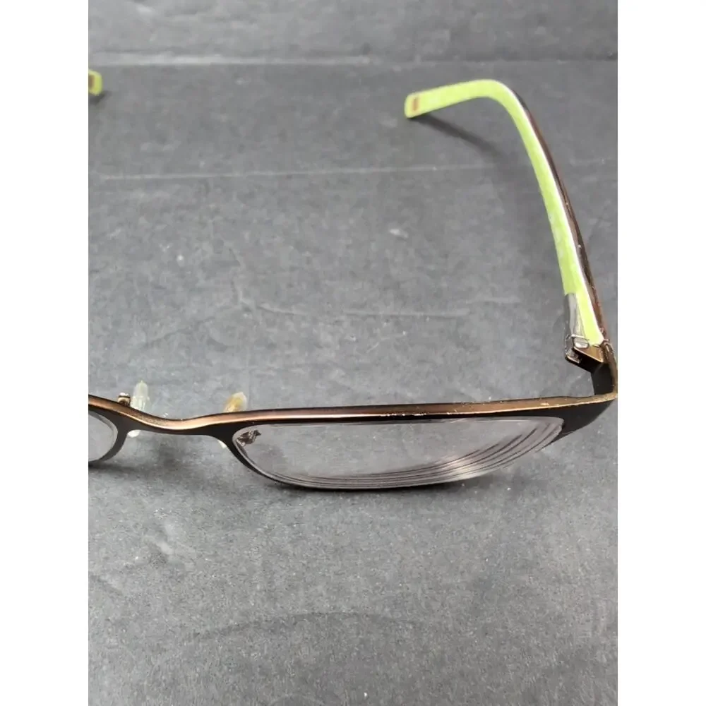 Liz Claiborne Copper Metal Oval Glasses W Tortoise Temples L425 0RH9 48 16‎ 130